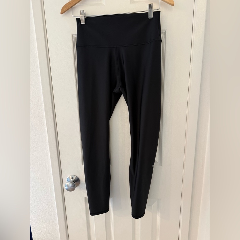 Alo High Waist Black Leggings, Size L